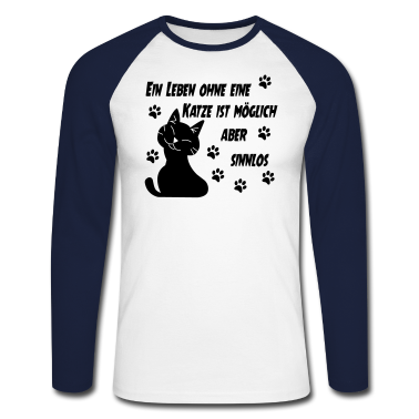 Katzen Langarmshirt - KATZE - KATZE - KATZE - KATZE