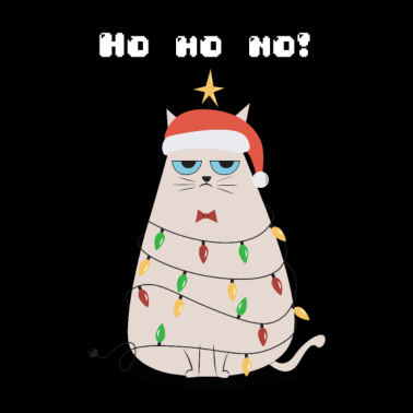 Motiv Weihnachten Grumpy Katze