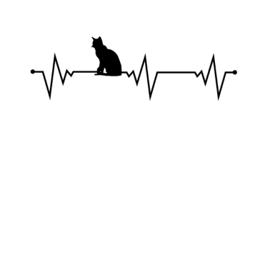 Motiv Herzschlag Katze