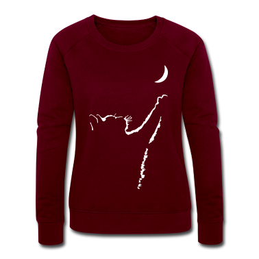 Katzen Pullover - cat moon