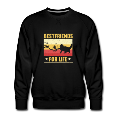 Katzen Pullover - Bestfriends For Life Katze