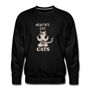 Katzen Pullover - Katzenmeditation