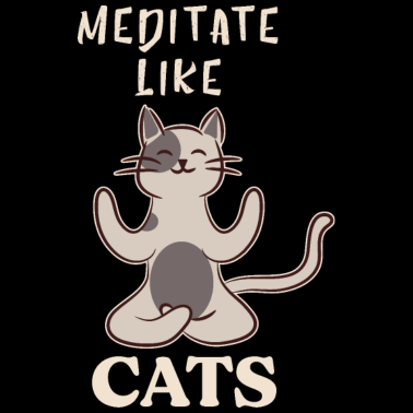 Motiv Katzenmeditation