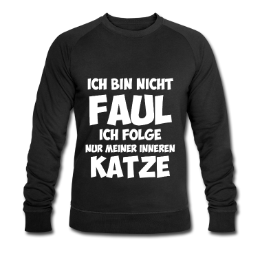 Katzen Pullover - Innere Katze lustiger Spruch Faul sein