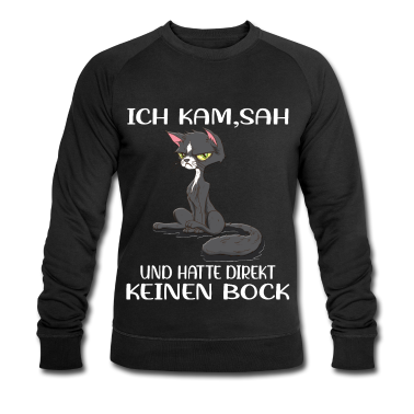 Katzen Pullover - Ich kam sah und hatte direkt keinen Bock Katze