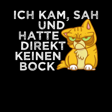 Motiv Ich kam sah und hatte direkt keinen Bock