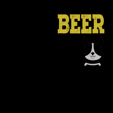Motiv Ich mag Bier mein Hund und vielleicht 3 Leute