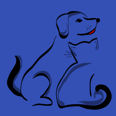 Motiv Hund und Katze