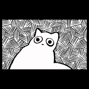 Motiv Flabbergasted Cat/ Verdatterte Katze