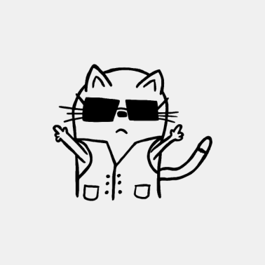 Motiv Katze Katzen Witzig Spaß Frech Mittelfinger Cool