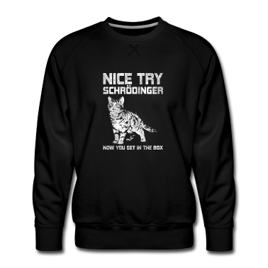 Katzen Pullover - Physik Schrödingers Katze