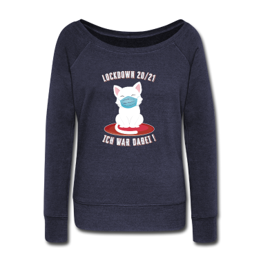Katzen Pullover - Katze - Lockdown 20/21 - Ich war dabei!