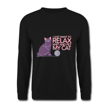 Katzen Pullover - Stricken Katze