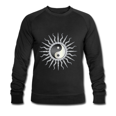 Katzen Pullover - Schwarzer Sternexplosion Yin Yang
