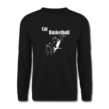 Katzen Pullover - Katzen Basketball Cat Basketball