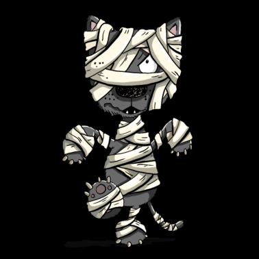 Motiv Katzen Mumie I Halloween