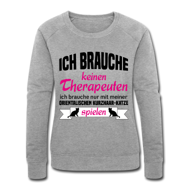 Katzen Pullover - Therapeuten Orientalische Kurzhaar-Katze Geschenk