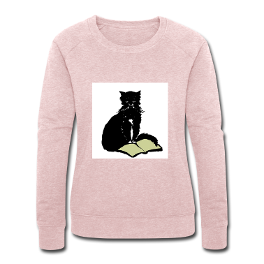 Katzen Pullover - Katze lesen