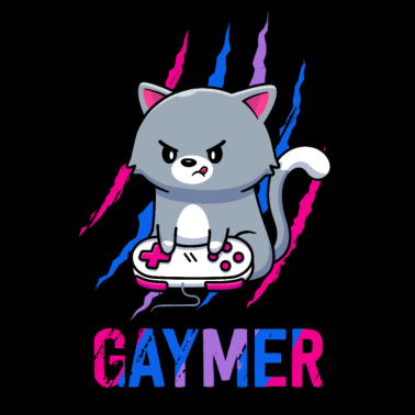 Motiv Bisexuelle Gaymer Geek Pride LGBT-Videospielliebhaber