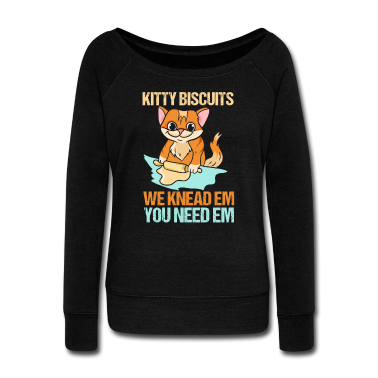 Katzen Pullover - Kitty Biscuits Katzen Kater Kekse Bäcker Backen