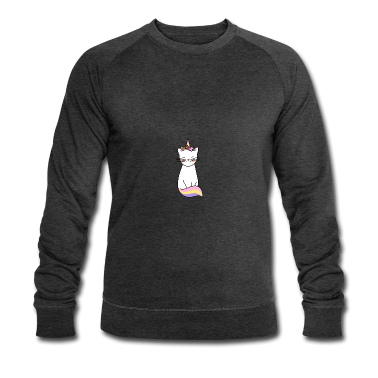 Katzen Pullover - Katze Einhorn Bunt