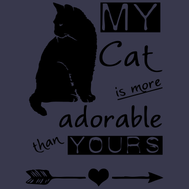 Motiv My Cat Katze Tier Haustier Geschenk