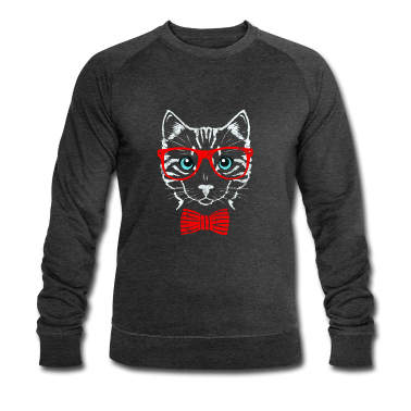 Katzen Pullover - Katze Brille