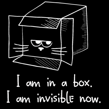 Motiv Katze Spruch Karton