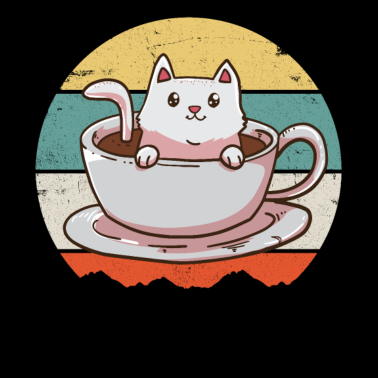 Motiv Kaffee Katze