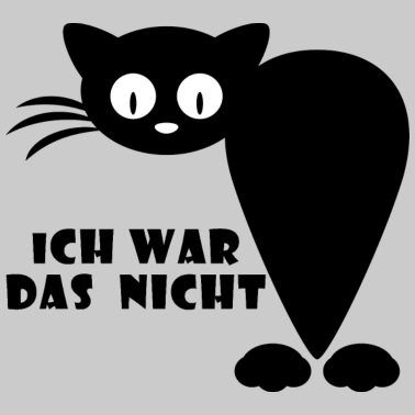 Motiv Katze - ich war das nicht