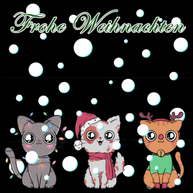 Motiv Süße Katzen - Winter - Weihnachten - Geschenkidee