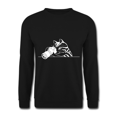 Katzen Pullover - WEISSE KATZE MIT FOTO | GESCHENKIDEE