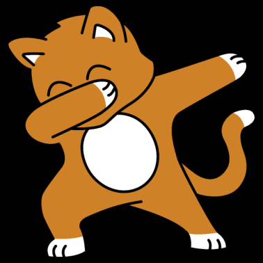 Motiv Dabbing Cat dabbende Katze