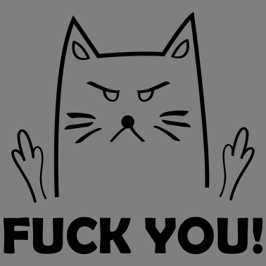 Motiv katze fuck you