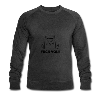 Katzen Pullover - katze fuck you