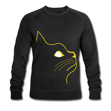 Katzen Pullover - Katzen Silhouette Katze Kater Katzenauge