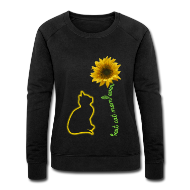 Katzen Pullover - Beste Katzenmutter aller Zeiten Sonnenblume