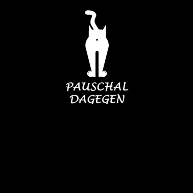 Motiv Pauschal dagegen - Hinterteil Katze
