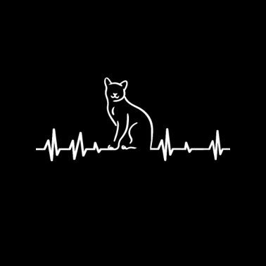 Motiv Katze EKG