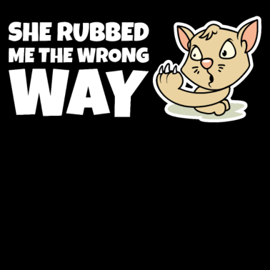 Motiv Katze Mittelfinger