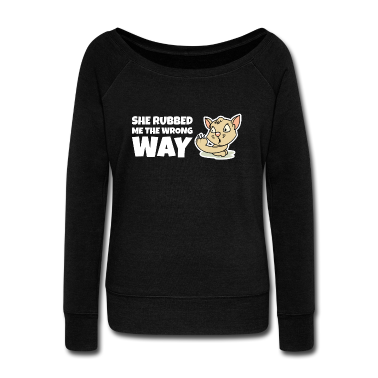 Katzen Pullover - Katze Mittelfinger