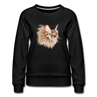 Katzen Pullover - Maine coon Katze