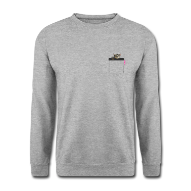 Katzen Pullover - Kätzchen in Brusttasche