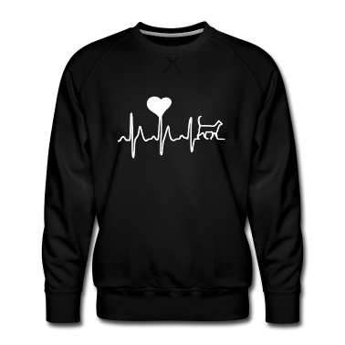 Katzen Pullover - Katze Herzschlag
