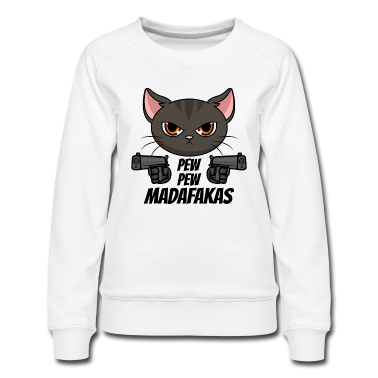 Katzen Pullover - Pew Pew Madafakas
