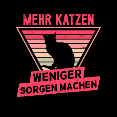 Motiv Katzen Spruch Mama Mami Dame Liebhaber Geschenk