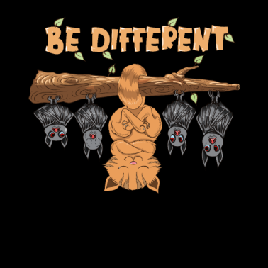 Motiv Katzenbesitzer Be Different Fledermäuse Liebhaber