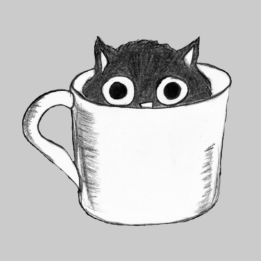 Motiv Katze in Tasse