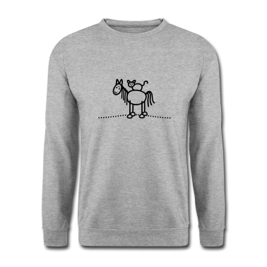 Katzen Pullover - Pferd Katze