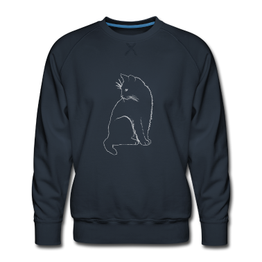 Katzen Pullover - Katze Umriss